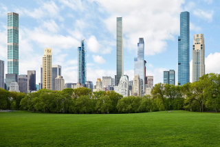 Billionaire's Row from Central Park