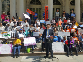 Ben Kallos at Rally for Seniors