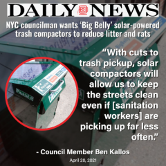 A Solar Compactor on Every Corner