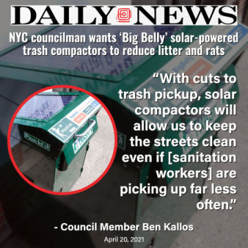 daily news coverage of solar compactors